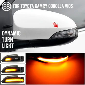 Dinamikus LED lámpa Fény Szekvenciális visszapillantó Tükröt Mutató Toyota Corolla toyota Camry Prius Vios CHR Yaris Venza Avalon Altis