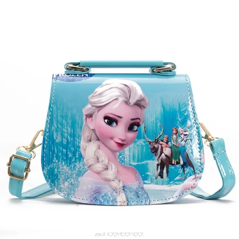 Disney gyermek pu messenger bag lány Befagyott váll táska Elsa táska szatyor rajzfilm minnie táska