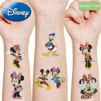 Disney Mickey Minnie Egér Eredeti Tetoválás Matricák Játékok Random 1db Anime Adatok Rajzfilm Gyerekeknek, Lányoknak, Karácsonyi, Születésnapi Ajándékok