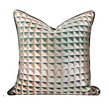 DUNXDECO párnahuzat Dekoratív párnahuzat Modern Művészeti Luxus Geometriai Jacquard Coussin karosszék Ágynemű Díszítő