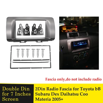 Dupla Din autórádió-DVD-Rádió Fascia a Subaru Dex Daihatsu Coo Toyota bB Audio -, DVD-Lejátszó Panel Adapter Keret Dash Mount Kit