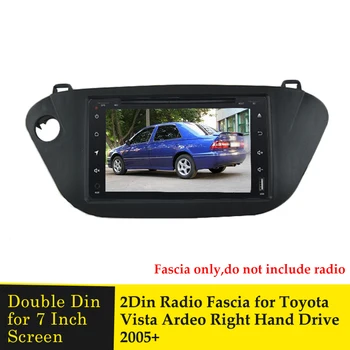 Dupla Din Autós Fascia Toyota Vista Ardeo 2005+ Rádió GPS-DVD-Hifi Panel Dash Szerelés Telepítés Trim Kit Keret Keret