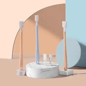 Eldobható Cserélhető Lóg Wc Kefe Hosszú nyelű Tisztítás a Tisztító 360 fokos Forgatható Tisztító Kefe WC Tartozékok