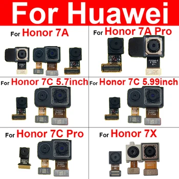 Első&Hátsó Kamera Modul Huawei Honor 7A-7C 7X 7A Pro 7C Pro Vissza Fő Nagy Kamera Előtt Kis Kamera Flex Kábel Javítás Alkatrész