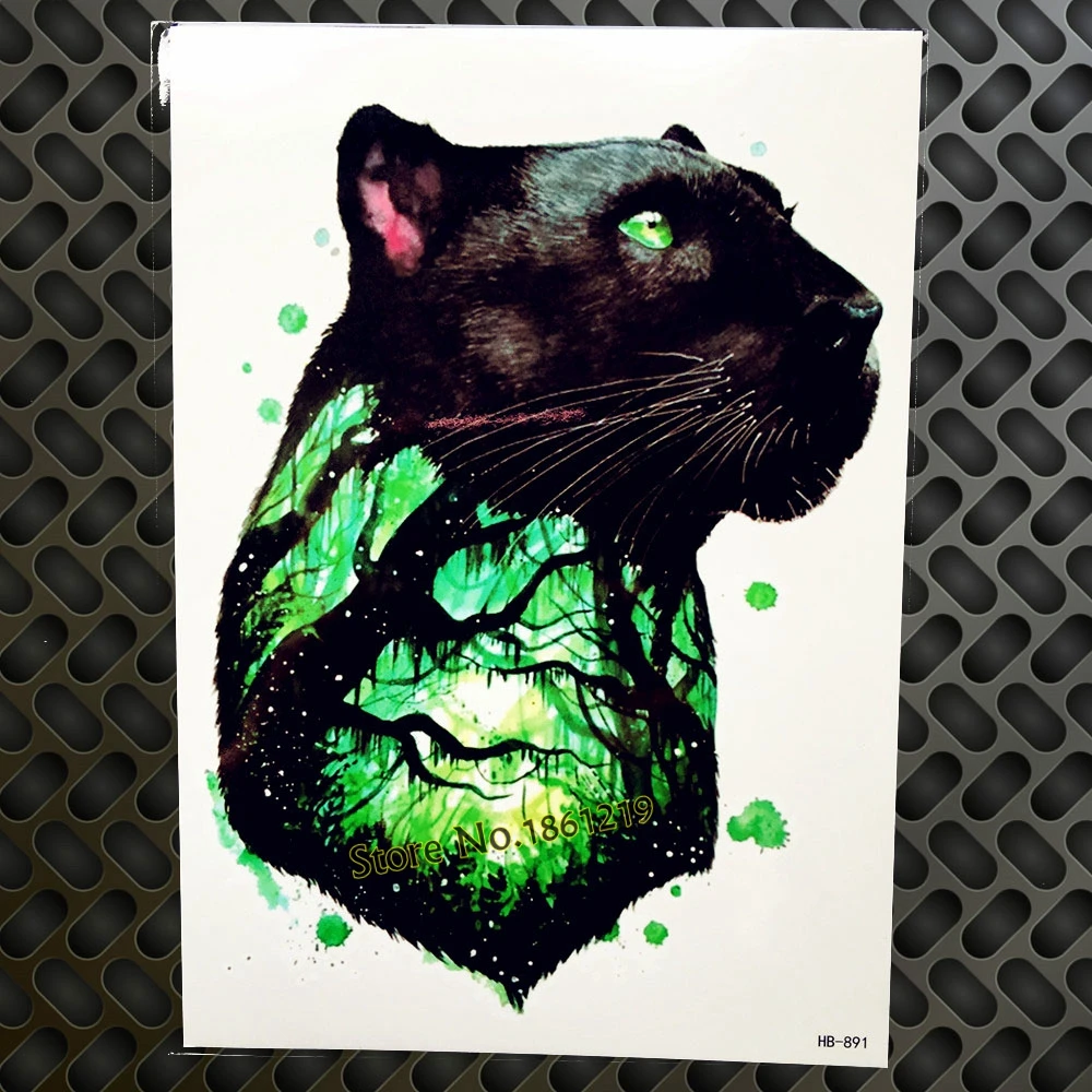 Kép /Fekete-macska-leopárd-vízálló-ideiglenes-tetoválás-2-100552-thumb.jpg