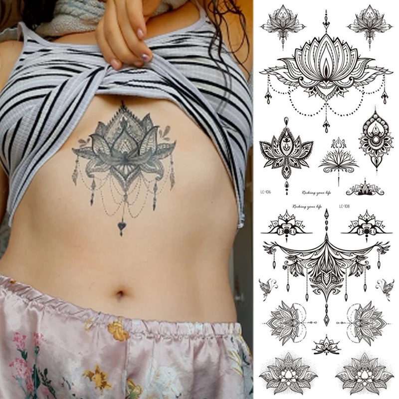 Kép /Fekete-mandala-virág-ideiglenes-tetoválás-matricák-1-282470-thumb.jpg