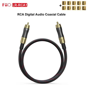 FiiO LR-RCA1 Digitális Audio Koaxiális Kábel PC TV Erősítő K5 Pro BTA30 Nagy Tisztaságú Oxigén Mentes Réz Mag 50CM RCA