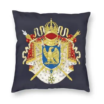 Francia Birodalom Napóleon Luxus Párnát Fedezze Hálószoba Dekoráció címere Franciaország Párna