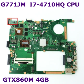 G771JM TESTÜLET HM86 A i7-4710CPU GTX860M 4GB N15P-GX-A2 Alaplapja REV 2.0 ASUS G771 G771J G771JM Laptop alaplap Tesztje