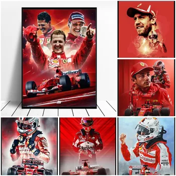 Gyémánt-Mozaik Festmény Autóversenyző Leclerc/Lewis Hamilton/F1 Formula Mclaren Világbajnok Wall Art Hálószoba Decor Car Racer