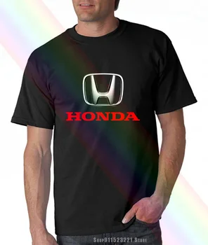 Honda Logo Autók póló Fekete Új