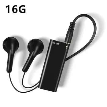 Hordozható Audio Felvevő USB Töltés MP3 Lejátszó 8/16/32GB Hangrögzítő Mini diktafon az Előadások, Interjúk,Megbeszélések