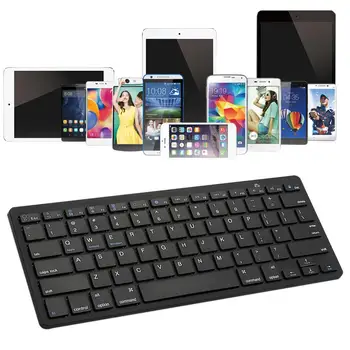 Hordozható Tabletta Néma, Vezeték nélküli Billentyűzet, IPad Pro Laptopok, PC, Mac Bluetooth Billentyűzet, Apple Teclado Xiaomi Samsung Huawei