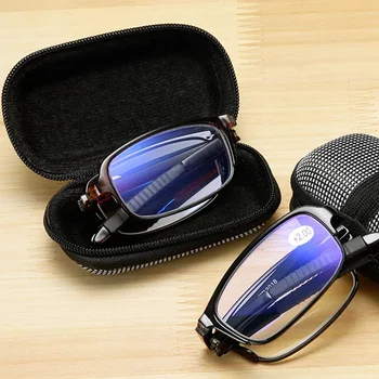 Hordozható, Összehajtható Olvasó Szemüveg Férfiak, Nők, Összecsukható Full Frame Presbyopic Szemüveg Ultrakönnyű esetén Unisex Nagyító