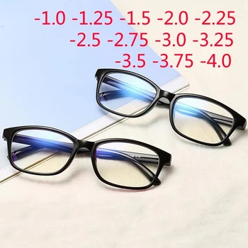 Hot Vintage Fénytörési Rövidlátás Szemüveget a Nők a Férfiak Rövid látás Szemüveg Fekete Keret-1.0 -1.25 -1.50 -1.75 -2.0 -2.5 -3.0 -4.0