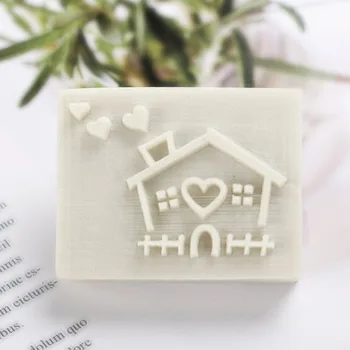 House Otthon Minta kézzel készített szappan bélyegző tiszta Diy természetes akril szerves dekoratív szappan készítése Fejezet