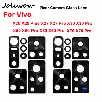 Hátsó Kamera Üveg Lencse Vivo X20 Plusz x27 X30 X50 X60 X60 X70 Pro Plus Hátsó Fő Kamera Üveg Lencse