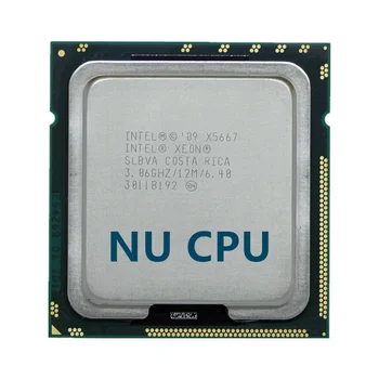 Intel Xeon X5667 SLBVA Quad Core CPU Processzor LGA 1366 3.06 Ghz-es 12M QPI 6.4 GT/s cpu