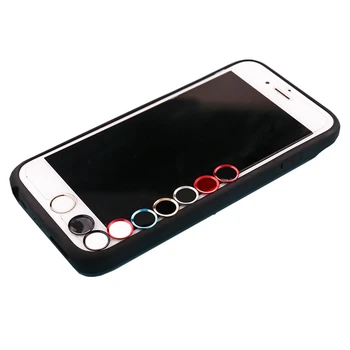 IPhone 5 SE 4 6 6 7 Plus Home Gombot Keycap Matricák Támogatás Ujjlenyomat-Home Gombot Protector IPhone 5 SE 4 6 6 Tartozékok