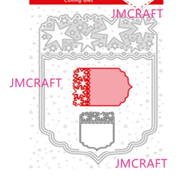 JMCRAFT ötágú Csillag Dekoráció fémforgácsolási Meghal DIY Scrapbook Kézzel készített Papír Kézműves Fém Acél Sablon Meghal