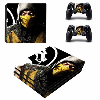 Játék Mortal Kombat PS4 Pro Bőr Matrica A Sony PlayStation 4 a Pro Konzol, valamint Vezérlő Dualshock 4 PS4 Pro Matrica, Matrica