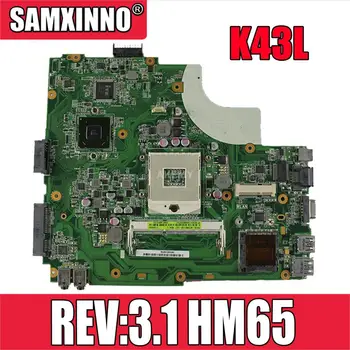 K43L Alaplap REV:3.1 HM65 Az Asus X44H X84H K84L K43L K43LY Laptop alaplap K43L Alaplapja K43L Alaplap teszt 100% - os az OK gombra