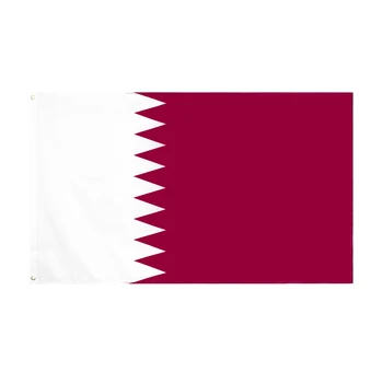 Katar zászló Banner 90*150 cm Lóg Katar Nemzeti zászló