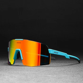 KDEAM Új 2021 Szabadtéri Sport Napszemüveg, a Férfiak Nagy Méretű Polarizált Sport Kerékpáros Szemüvegek, napszemüvegek nő, Eredeti Csomagolásban