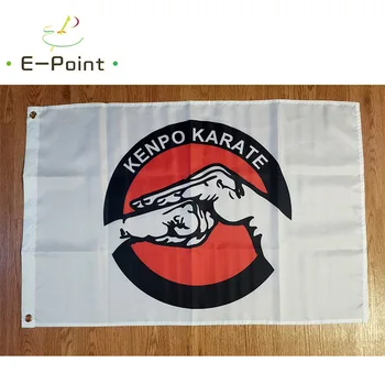 Kenpo Karate Zászló Harcművészeti Zászlók 2láb*3ft (60*90 cm) 3ft*5ft (90*150 cm) Méret Karácsonyi Dekoráció az Otthoni Zászló Banner