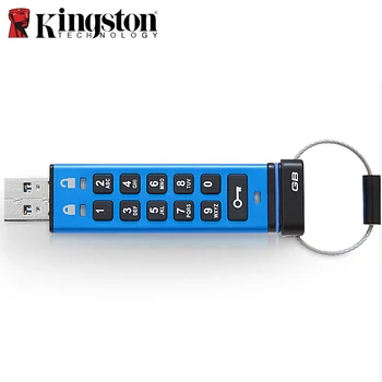 Kingston Pendrives 4gb 8gb 16gb 32gb 64gb Alfanumerikus billentyűzet Titkosított Lemez a Legfontosabb cle usb kulcs Memory Stick USB Flash Meghajtó