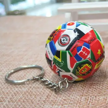 Kulcstartó Világ Flag Football Lóg Dekoráció Tartós Autó kulcstartó a Táska