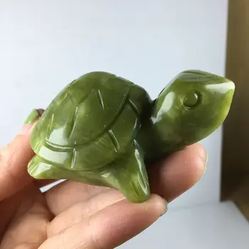 Kő Figurák Teknős állapota tea pet Szobrok Ázsiai jadeite tea jade kő teknős farag 1db