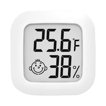 Mini Beltéri Hőmérő Digitális LCD Hőmérséklet-Érzékelő Páratartalom Mérő Hőmérő Szoba Páratartalom Mérő Időjárás Állomás Új