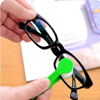 Mini Puha Szemüveg Lencse Tisztítja Hordozható Helyen Folt Ablaktörlő Mikroszálas Szemüveg Szemüveg Szemüveg Képernyő kefe Kényelem