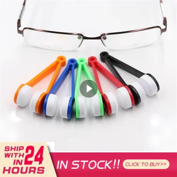 Mini Szemüveg Tisztítása Törölje le Többfunkciós Hordozható Szuper Puha Szemüveg Törölje Tisztább kétoldalas Mikroszálas Szemüveg Ecset Eszközök