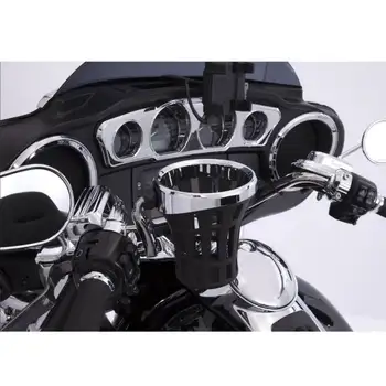 Motoros pohártartó Támogatása Harley Touring Dyna Livewire XL FXST Road King Glide Kuplung Fék Sügér Tartók Italt Szállító