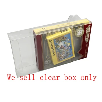 Műanyag átlátszó átlátszó fedelet Protecive doboz GBA FCmini játék kártya kartondoboz védi tároló doboz kijelző doboz
