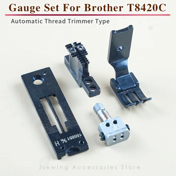 Műszer Beállítása A Brother B842-UT T-8420C T-8720C Ipari Twin Needle Varrógép Tartozékok Dupla Tű Ruházat Alkatrész