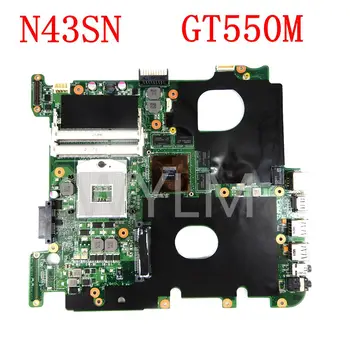 N43SN GT550M DDR3 Alaplap Az ASUS N43S N43SM N43SN N43SL Laptop Alaplap alaplap 100% - ban Tesztelt, Jól Működik
