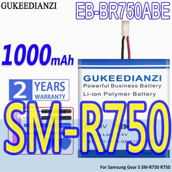 Nagy Kapacitású GUKEEDIANZI Akkumulátor EB-BR750ABE 1000mAh Samsung Gear S SM-R750 R750