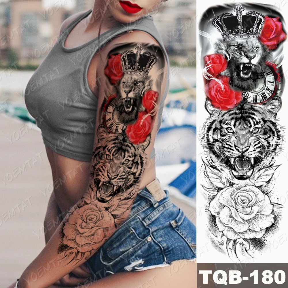 Kép /Nagy-kar-hüvely-tetoválás-órák-rose-szeme-oroszlán-5-380464-thumb.jpg