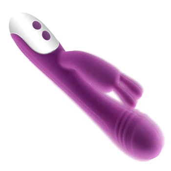Nyuszi Vibrátor Hüvely G-pontot Klitorisz Stimulátor 7+7 Rezgések Masszírozó Vibrátor Szex Játékok a Nők Felnőtt Női Masturbators