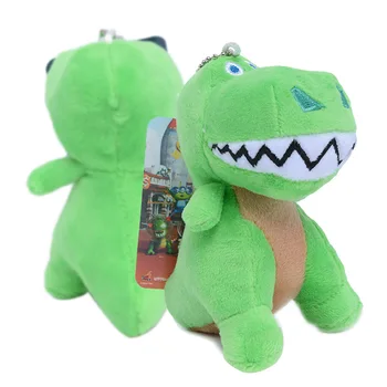 Partysaurus Rex Toy Story Disney Plüss 10cm Dinoszaurusz Puha Játékok Keychains Hátizsákok Pixer Filmek, Tv Babák, Plüss Állatok