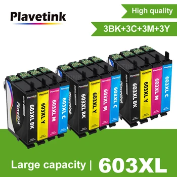 Plavetink Az Epson 603 603XL Tintapatron Kompatibilis az XP-2100 XP-2105 XP-4100 XP-4105 XP-3105 XP-3100 WorkForce WF-2830