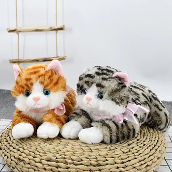 Puha, Aranyos Szimuláció Macska Játékok Hang miau Plüss Játékok Plüss Állat Modellek, Gyerek Ajándékok