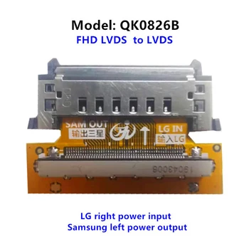 QK0826B 51P FHD LVDS, hogy LVDS LCD Jel átvitel tábla Adapterrel LCD felület átalakítása power conversion testület LG Samsung