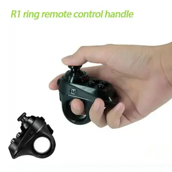 R1 Mini Gyűrű Bluetooth-compatible4.0 Újratölthető, Vezeték nélküli VR Távoli Játékvezérlő Joystick Gamepad Android 3D Szemüveg