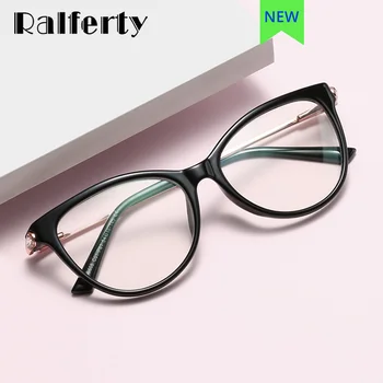 Ralferty Szexi Női Szemüveg Keretek Receptet Optikai szemvédő Szemüveg Átlátszó Átlátszó Fekete oculos de grau feminino