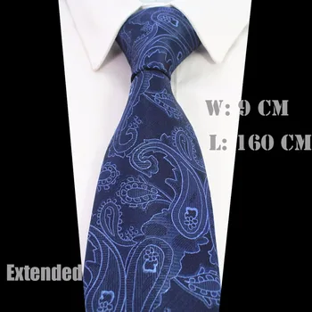 Ricnais 9cm Széles Nyakkendőt A Férfiak Virágos Paisley Nagy Méret Férfi Selyem Nyak Kapcsolatok Formális Ruhák, Öltöny, Esküvői Parti Luxus Cravate