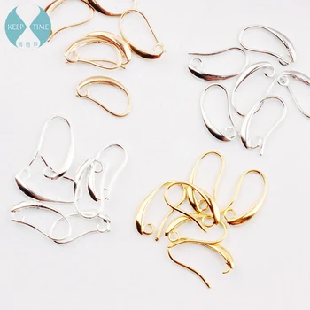 Ritoule DIY tartozékok kézzel készített gyöngyös fülbevaló készült fém anyag fül gyűrűt, fülbevalót a fülébe horog